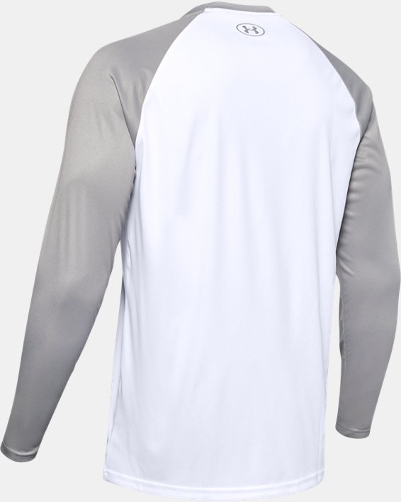 Men's UA Velocity Long Sleeve, White, pdpMainDesktop image number 5